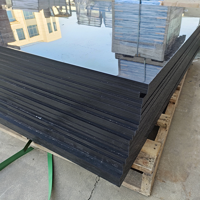 Black HDPE Sheets Plastic Plate for Construction Formwork