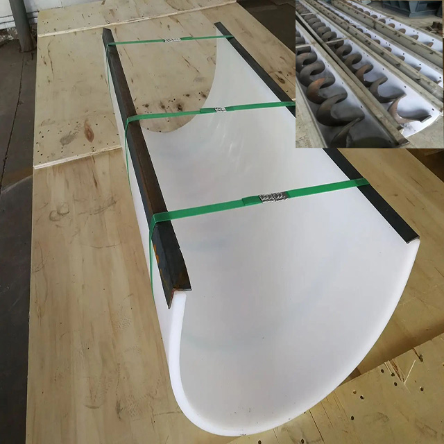 Sludge Screw Conveyor Liner Polyethylene Liner