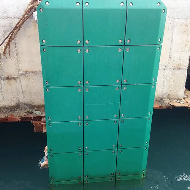 Ship Fender UPE Marine Dock Fender Face Pads in Green Color
