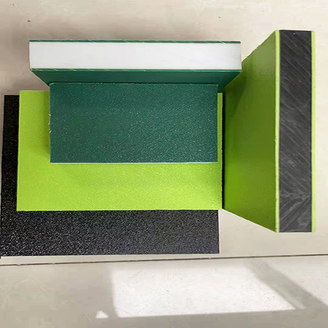 Polyethylene Two-color Board HDPE Leather Board Wear-resistant Three-layer Extrusion Board