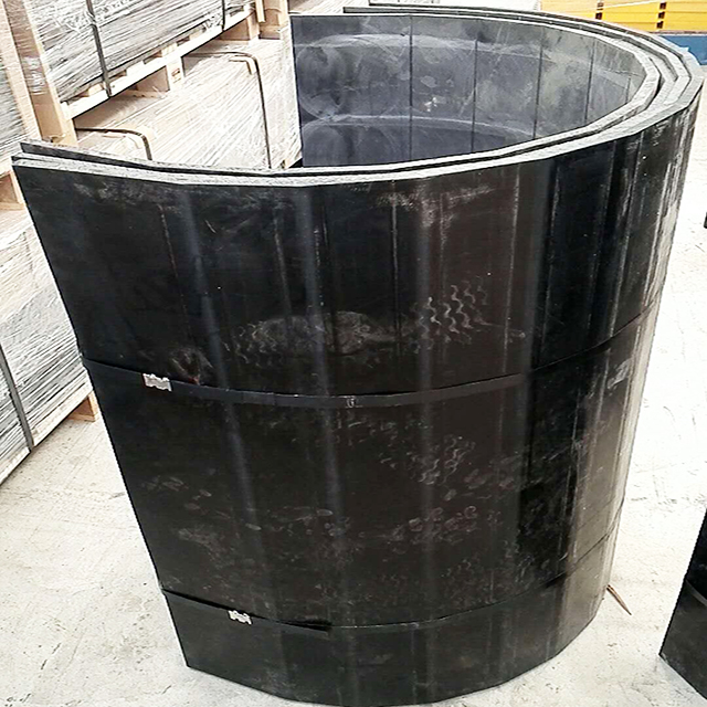 Wear-resistant Sewage Treatment Liner Shaftless Screw Conveyor Liner Ultra-high Molecular Weight Polyethylene U-shaped Liner