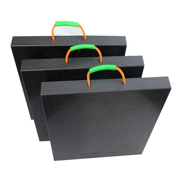 Green Outrigger Pads Crane Support Block