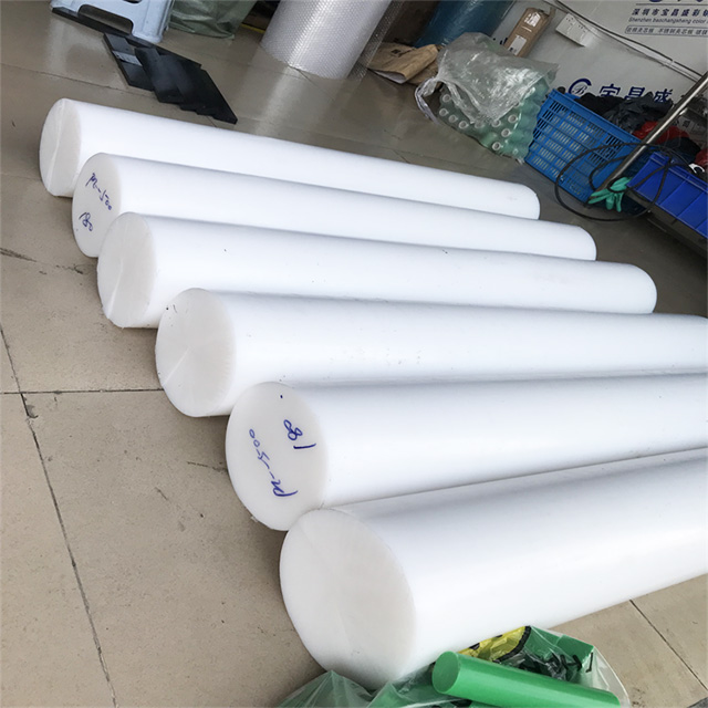 Upe White Polymer Polyethylene Round Rod Wear-resistant HDPE Engineering Plastic Solid Rod